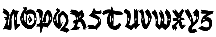 Nottingham Gang Font LOWERCASE