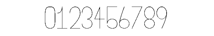 Nouveau Fontdue UltraLight Font OTHER CHARS