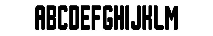 Nova Bomb Bold Condensed Font UPPERCASE