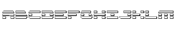 Nova Terra 3D Condensed Font UPPERCASE