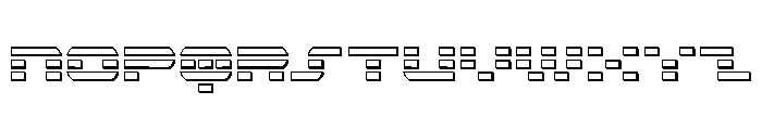 Nova Terra 3D Condensed Font UPPERCASE