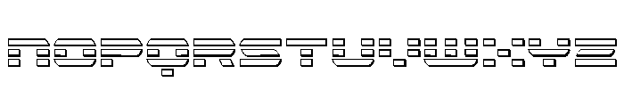 Nova Terra 3D Condensed Font LOWERCASE