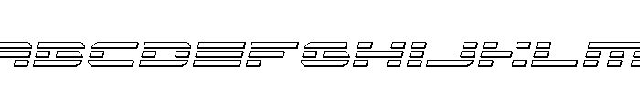 Nova Terra 3D Italic FONT