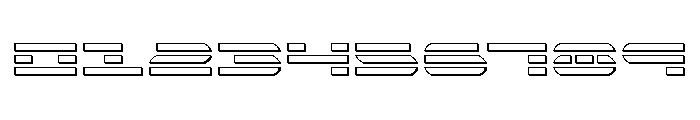 Nova Terra 3D Font OTHER CHARS