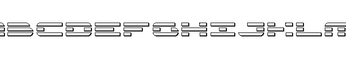 Nova Terra 3D Font UPPERCASE