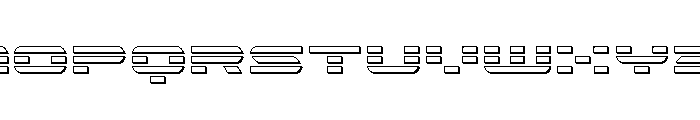 Nova Terra 3D Font LOWERCASE