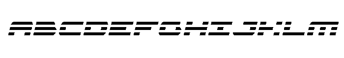 Nova Terra Condensed Italic Font UPPERCASE