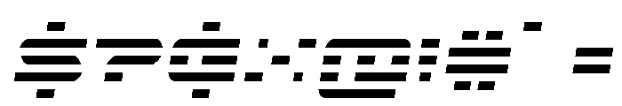 Nova Terra Condensed Semi-Ital Font OTHER CHARS