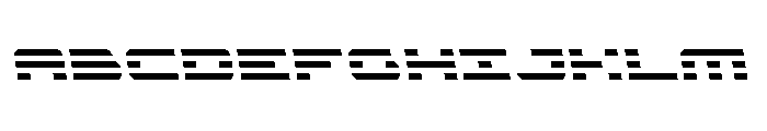 Nova Terra Condensed Semi-Left Font UPPERCASE