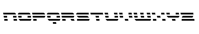 Nova Terra Condensed Semi-Left Font LOWERCASE