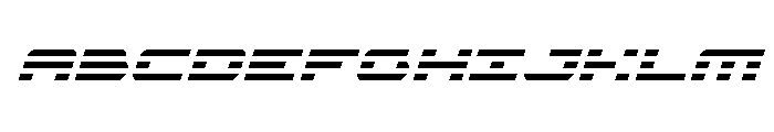 Nova Terra Condensed Super-Ita Font UPPERCASE