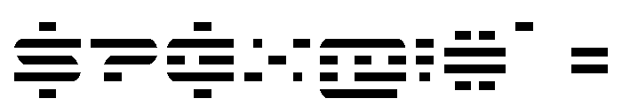 Nova Terra Condensed Font OTHER CHARS
