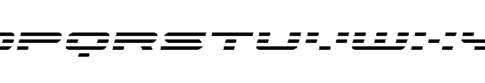 Nova Terra Expanded Italic Font LOWERCASE