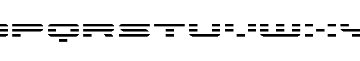 Nova Terra Expanded Font LOWERCASE