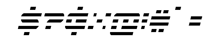 Nova Terra Narrow Italic Font OTHER CHARS