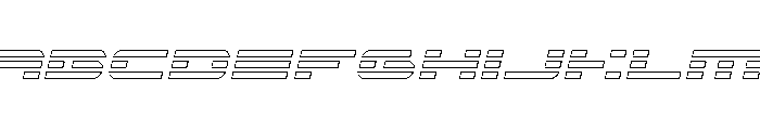 Nova Terra Outline Italic FONT