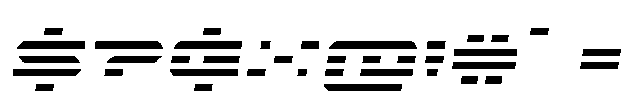 Nova Terra Semi-Italic Font OTHER CHARS