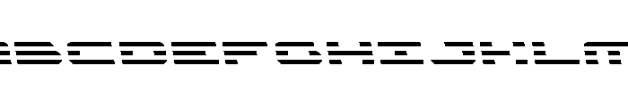 Nova Terra Semi-Leftalic Font UPPERCASE