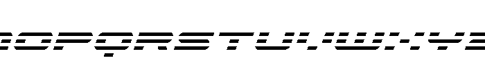 Nova Terra Super-Italic Font LOWERCASE