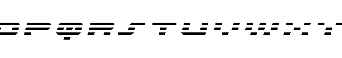 Nova Terra Title Italic Font UPPERCASE