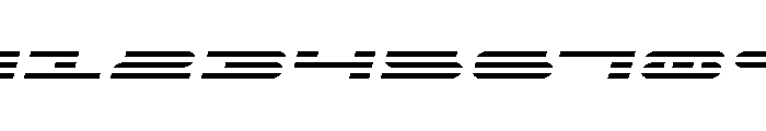 Nova Terra Wide Italic Font OTHER CHARS