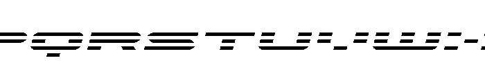 Nova Terra Wide Italic Font LOWERCASE