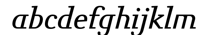 NovelloPro-Italic Font LOWERCASE