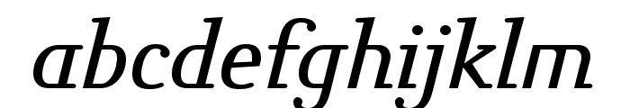 NovelloReduced-Italic Font LOWERCASE