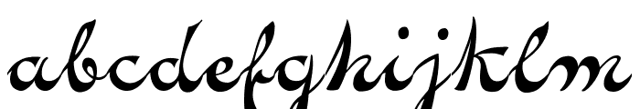 Novelty Script plain Font LOWERCASE