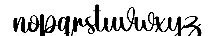 November1 Font LOWERCASE