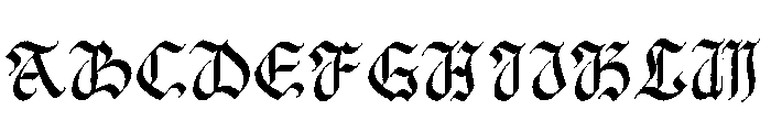 Nowdart Bleed Font UPPERCASE
