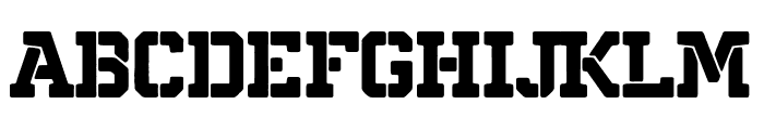 northern army Font LOWERCASE