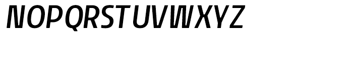 Noa Condensed Oblique Font UPPERCASE