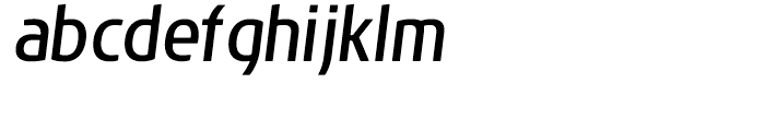 Noa Condensed Oblique Font LOWERCASE