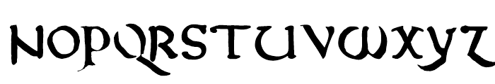 Northumbria Regular Font UPPERCASE