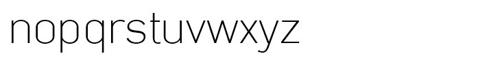 Nota Extra Light Font LOWERCASE