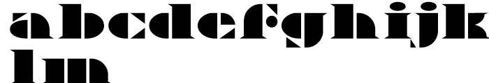 Novadam Obese NF Regular Font LOWERCASE