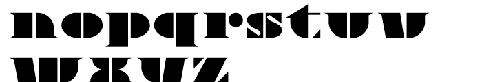 Novadam Obese NF Regular Font LOWERCASE