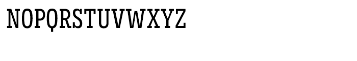 Novecento Slab Condensed Normal Font LOWERCASE