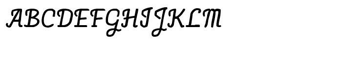 Noyh A Hand Menu Script Font UPPERCASE
