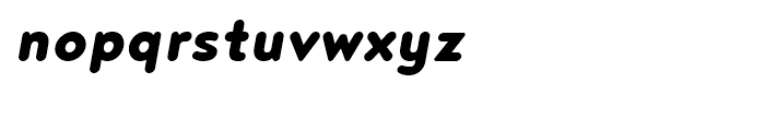 Noyh R Black Italic Font LOWERCASE
