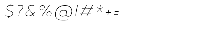 Noyh R ExtraLight Italic Font OTHER CHARS