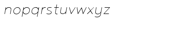Noyh R ExtraLight Italic Font LOWERCASE