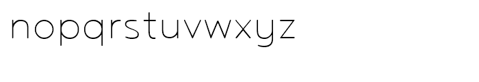 Noyh R ExtraLight Font LOWERCASE