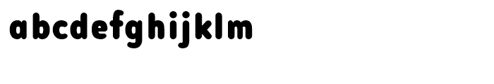 Noyh Slim R Black Font LOWERCASE