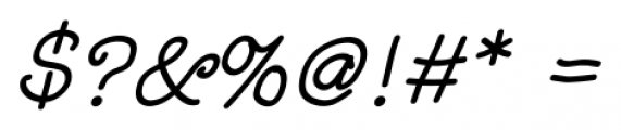 Noodlerz Italic Font OTHER CHARS