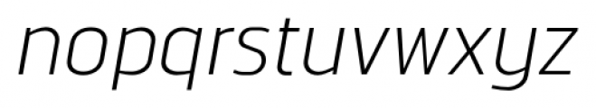 Norpeth Italic Font LOWERCASE