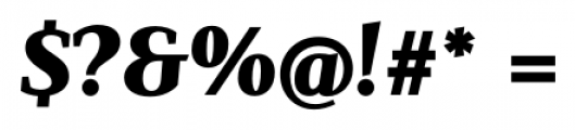 Nosta Black Italic Font OTHER CHARS