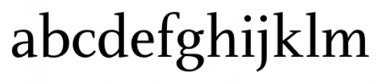 Nosta Regular Font LOWERCASE