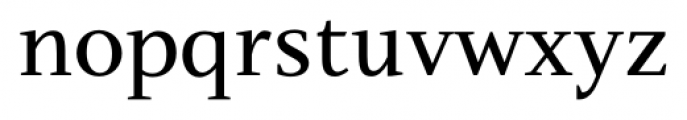 Nosta Regular Font LOWERCASE